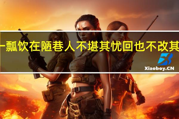 一箪食一瓢饮在陋巷人不堪其忧回也不改其乐意思是什么