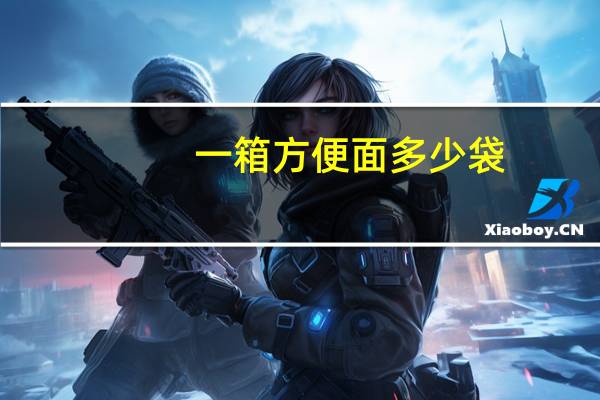 一箱方便面多少袋
