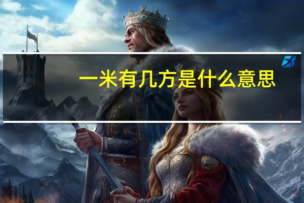一米有几方是什么意思
