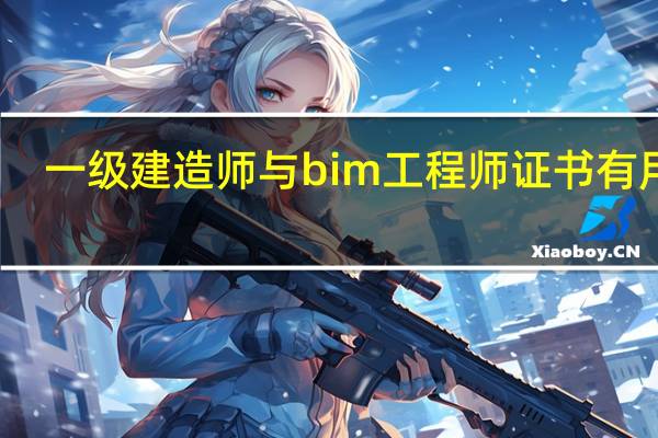 一级建造师与bim工程师证书有用吗