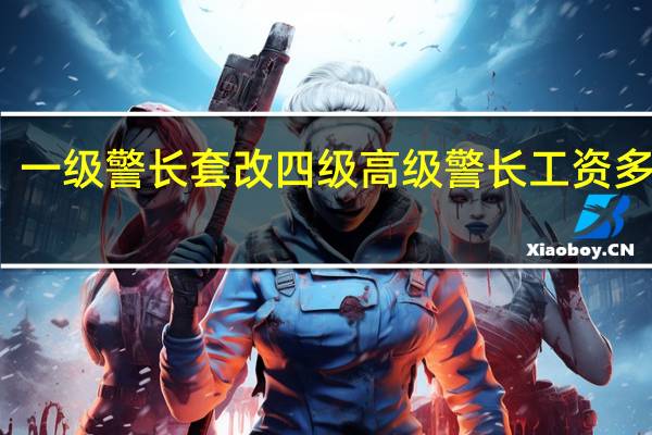 一级警长套改四级高级警长工资多多少