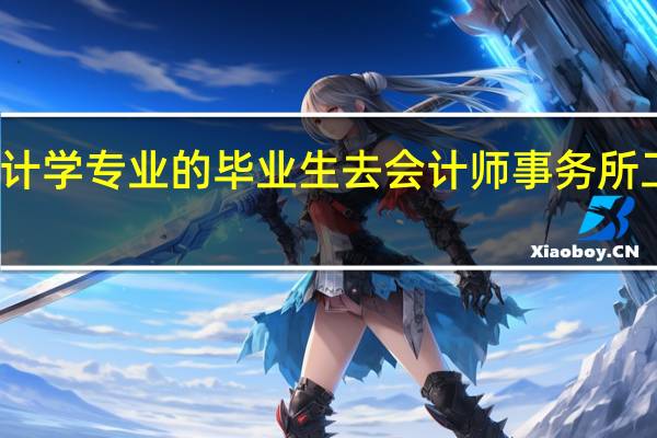 一般二本会计学专业的毕业生去会计师事务所工作会是什么岗位，工