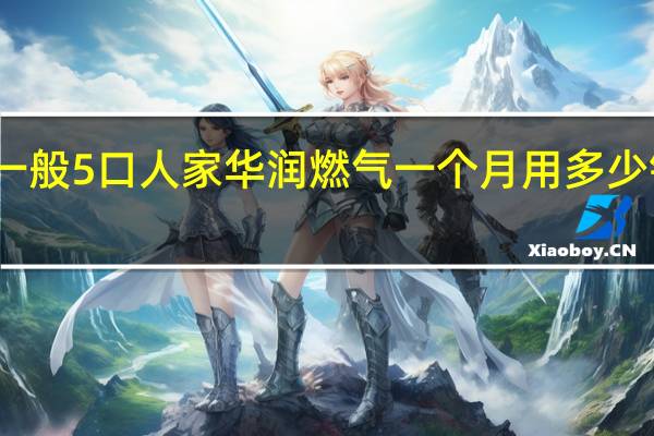 一般5口人家华润燃气一个月用多少钱燃气