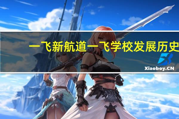 一飞新航道一飞学校发展历史