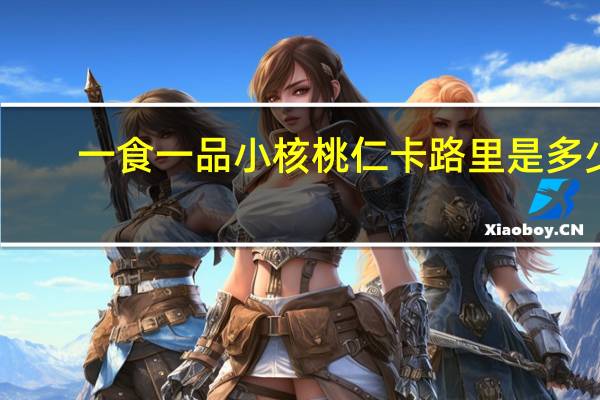 一食一品 小核桃仁卡路里是多少