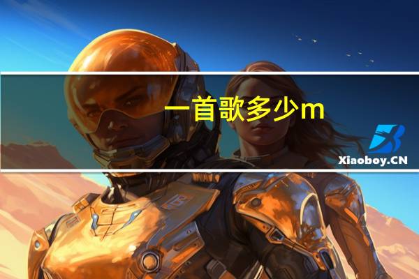 一首歌多少m