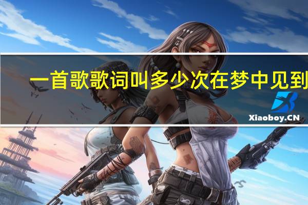 一首歌歌词叫多少次在梦中见到你