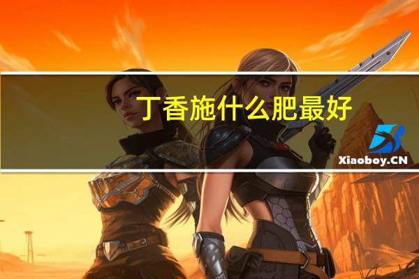 丁香施什么肥最好