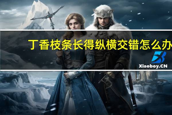丁香枝条长得纵横交错怎么办
