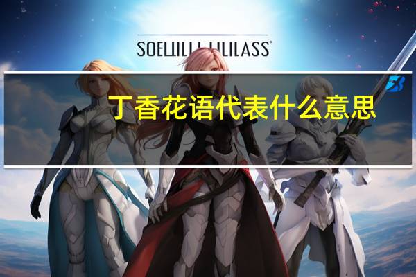 丁香花语代表什么意思