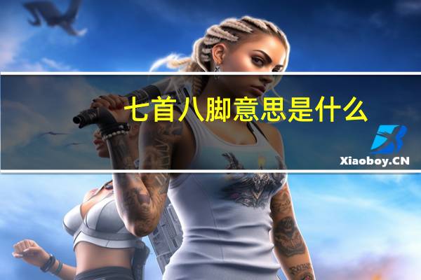 七首八脚意思是什么