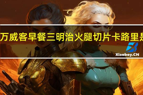 万威客 早餐三明治火腿切片卡路里是多少