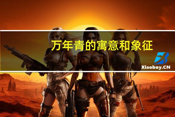万年青的寓意和象征