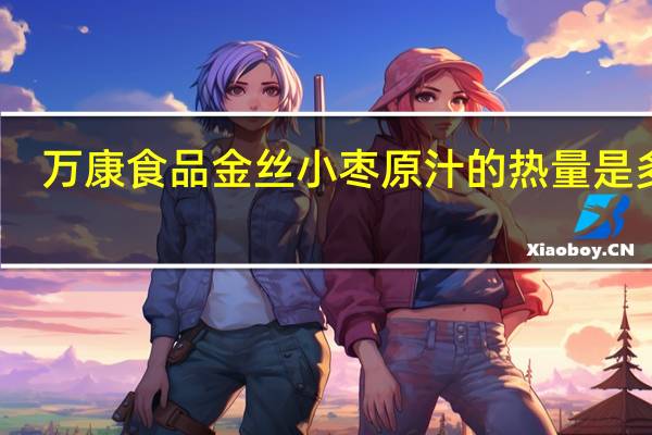 万康食品 金丝小枣原汁的热量是多少