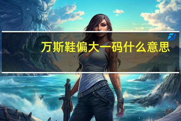 万斯鞋偏大一码什么意思