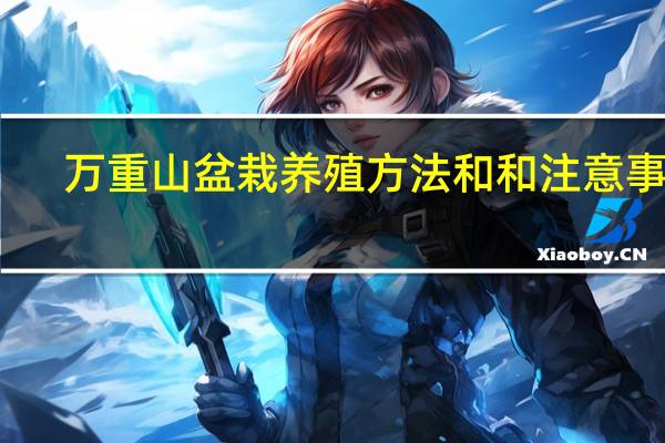 万重山盆栽养殖方法和和注意事项