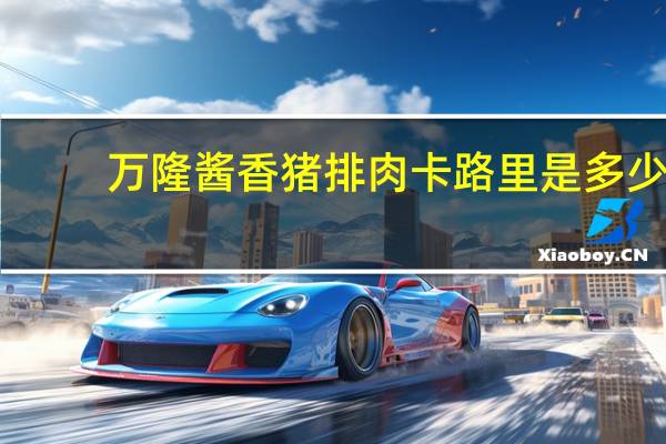 万隆 酱香猪排肉卡路里是多少