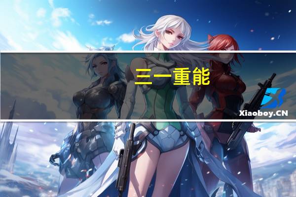 三一重能：2023年第三季度净利润同比下降12.89%