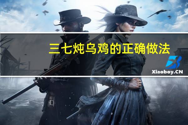 三七炖乌鸡的正确做法
