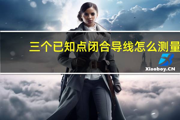 三个已知点闭合导线怎么测量