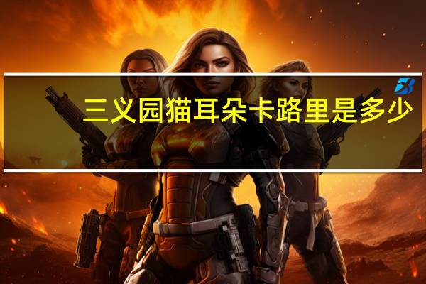 三义园 猫耳朵卡路里是多少