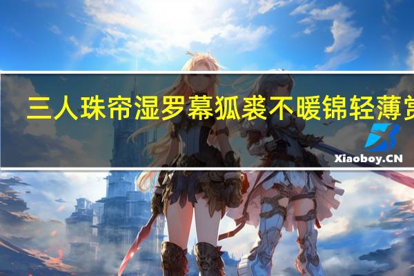 三人珠帘湿罗幕狐裘不暖锦轻薄赏析