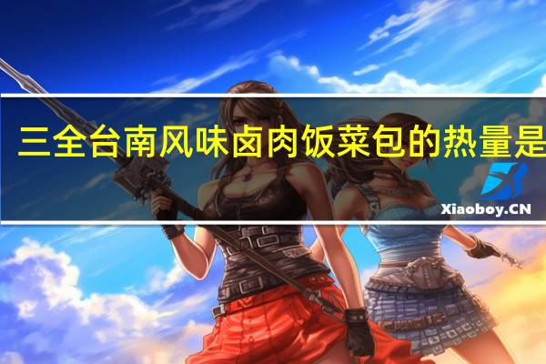 三全 台南风味卤肉饭 菜包的热量是多少
