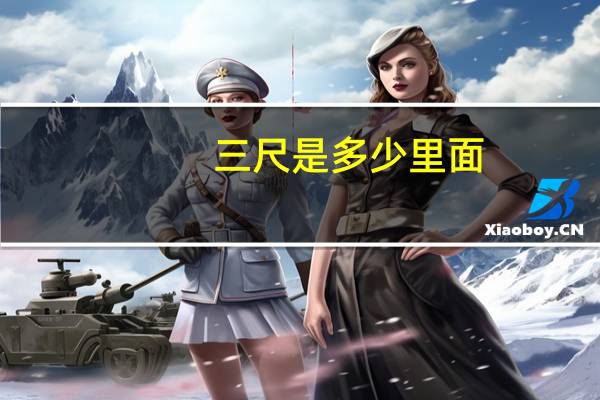 三尺是多少里面
