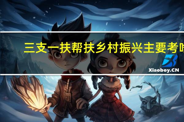 三支一扶帮扶乡村振兴主要考啥
