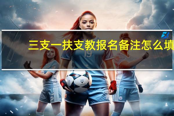 三支一扶支教报名备注怎么填