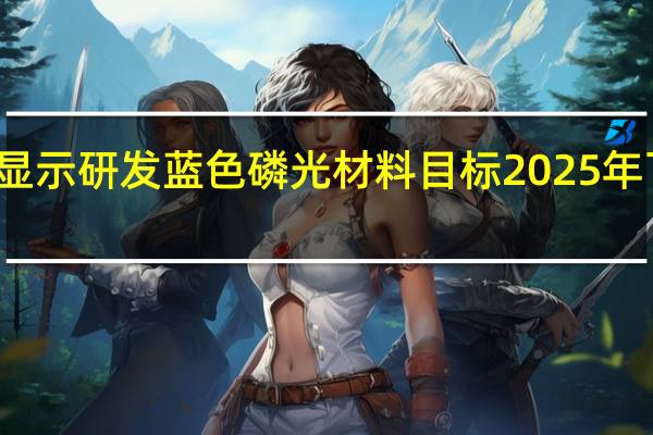 三星显示研发蓝色磷光材料 目标2025年下半年应用