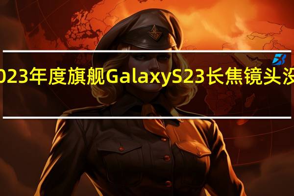 三星2023年度旗舰GalaxyS23长焦镜头没有任何改进
