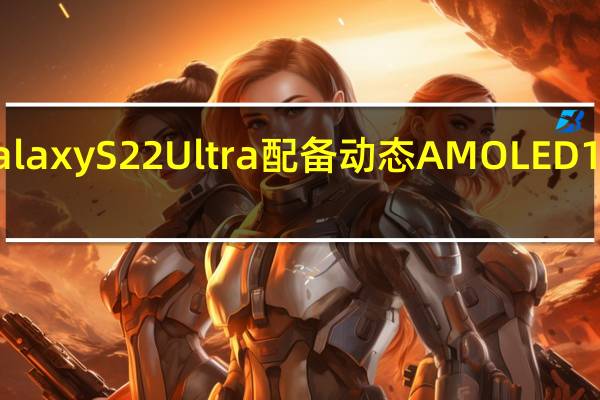 三星Galaxy S22 Ultra配备动态AMOLED120Hz显示屏