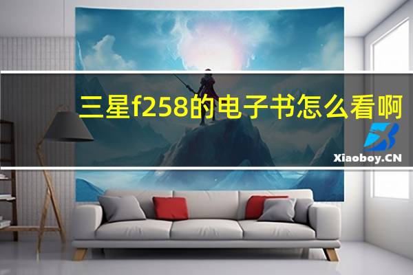 三星f258的电子书怎么看啊（三星 F250简介）
