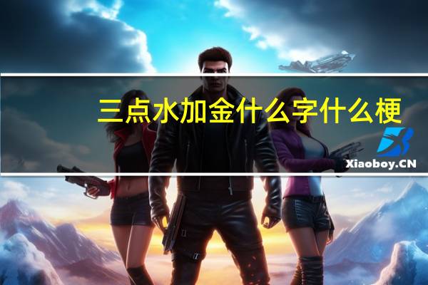三点水加金什么字什么梗