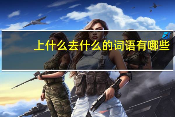 上什么去什么的词语有哪些?