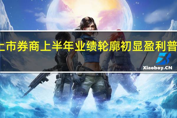 上市券商上半年业绩轮廓初显 盈利普遍向好