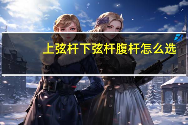 上弦杆下弦杆腹杆怎么选