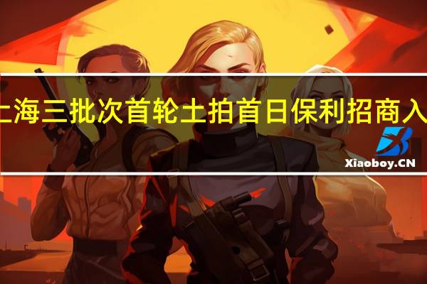 上海三批次首轮土拍首日保利招商入场拿地