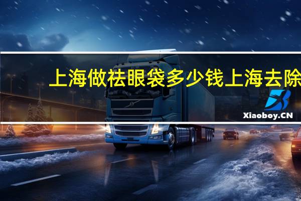 上海做祛眼袋多少钱 上海去除眼袋手术多少钱