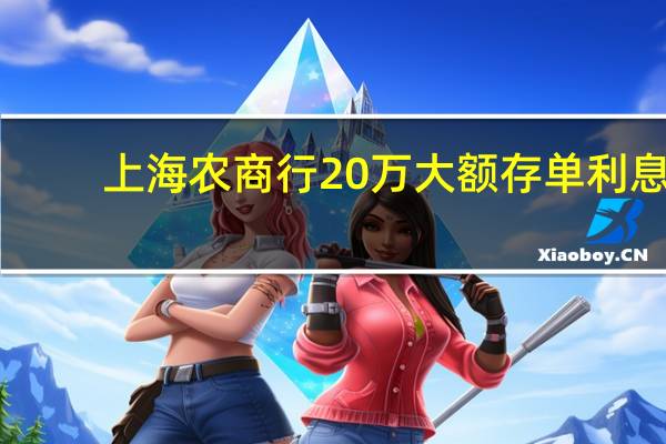 上海农商行20万大额存单利息（上海农委）