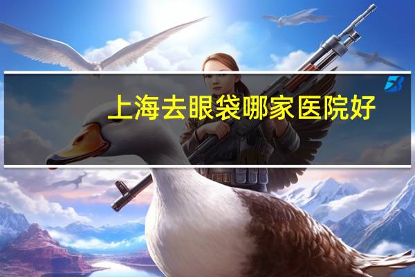 上海去眼袋哪家医院好(上海去眼袋正规医院有哪些)