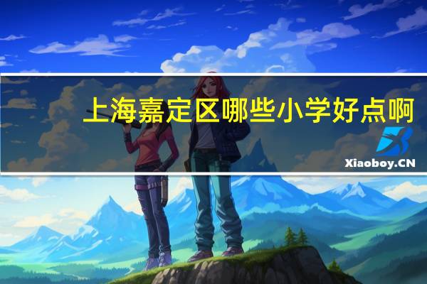 上海嘉定区哪些小学好点啊