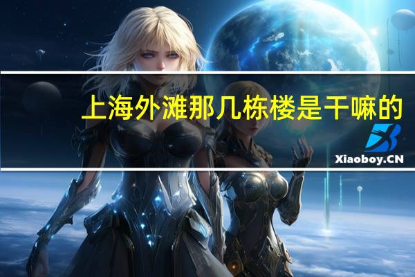 上海外滩那几栋楼是干嘛的