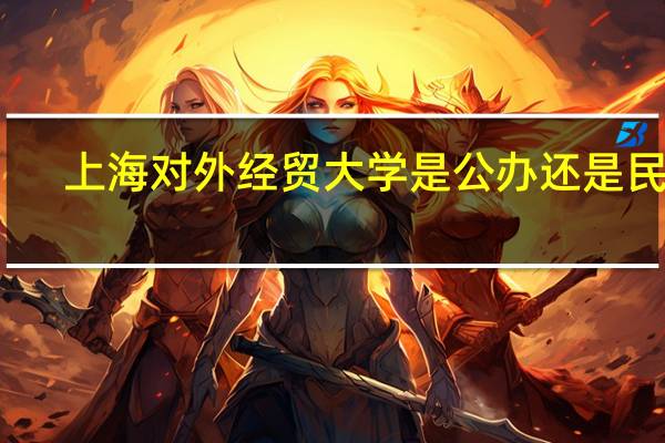 上海对外经贸大学是公办还是民办