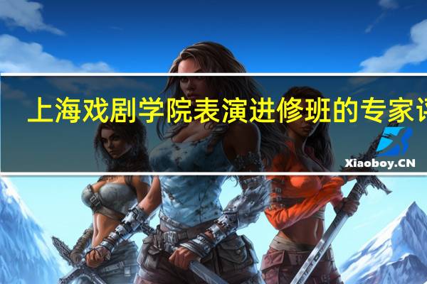 上海戏剧学院表演进修班的专家评价