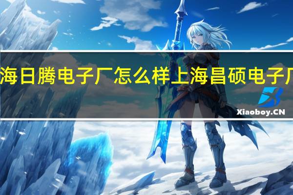 上海日腾电子厂怎么样 上海昌硕电子厂怎么样