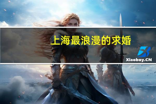 上海最浪漫的求婚（上海最浪漫的求婚）