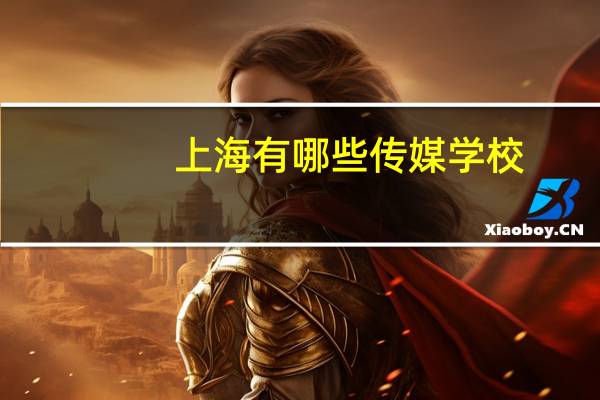 上海有哪些传媒学校