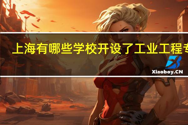 上海有哪些学校开设了工业工程专业